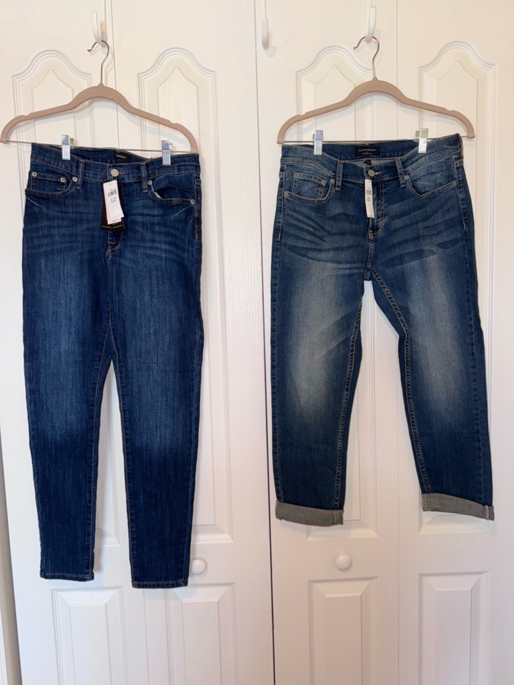 Banana Republic Women's Dark Blue Boyfriend Jeans - 2 Pair
